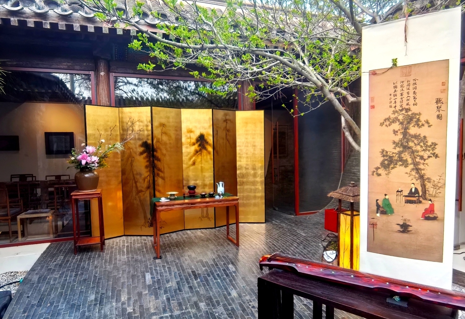 京城小院室外古琴音乐雅集